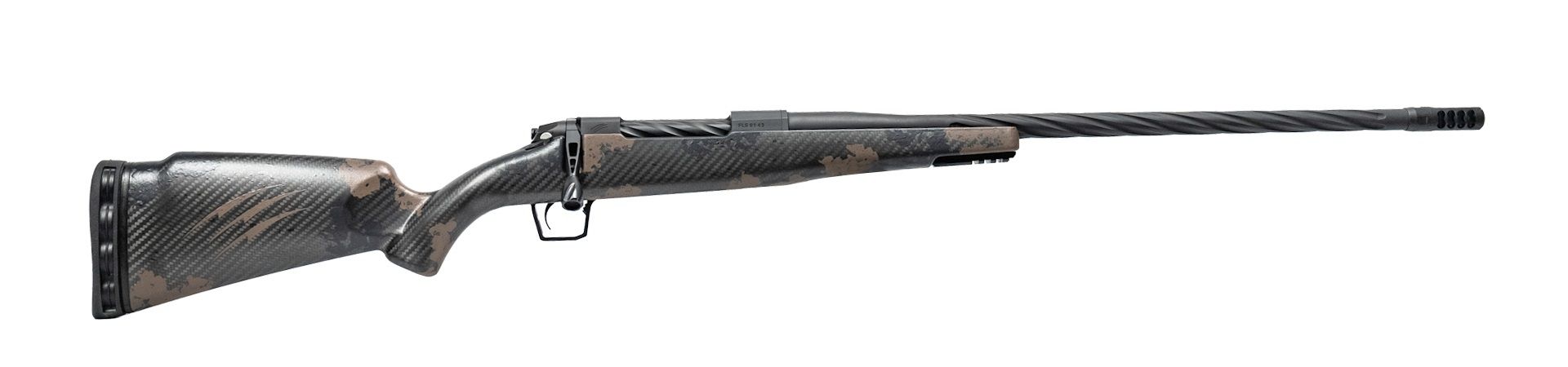 Fierce Twisted Rogue Rifle TWROG7MMBC24BT, 7MM Backcountry, 24" Twisted Flute, Trophy Carbon Stock, 3 Rds