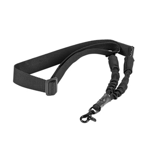 NcSTAR Single Point Sling, Black, 30" Length (Fully Extended), Fits AR Style Single Point Yoke Rings AARS1P