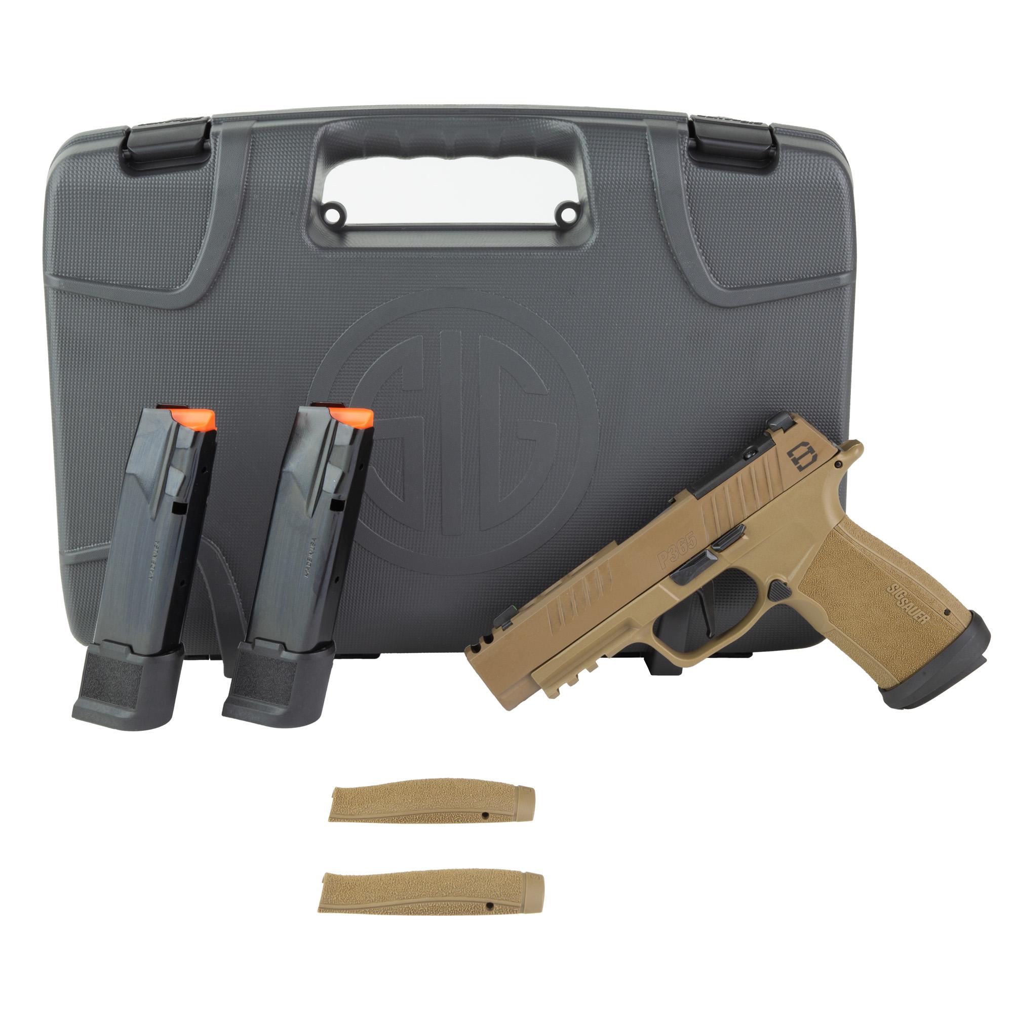 Sig Sauer P365XF DH3 Semi-Auto Pistol 365XF-9-DH3, 9mm, 3.7", Coyote Finish, Optic Ready, 21 Rds