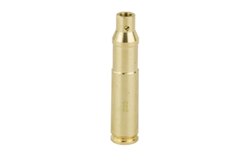 NcSTAR .223REM Laser Cartridge Bore Sighter, Brass Finish, Fits .223 Remington Chambers TLZ223