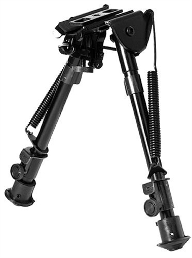 NcStar Precision Grade Fullsize Friction Bipod Black 7-11" Steel/Aluminum W/Adapters ABPGF