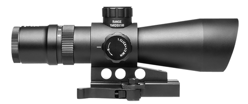 NcSTAR 3-9X42 Mark III Tactical Gen II, 3-9X Magnification, 42mm Objective Lens, Mil Dot Reticle, Black STM3942GV2