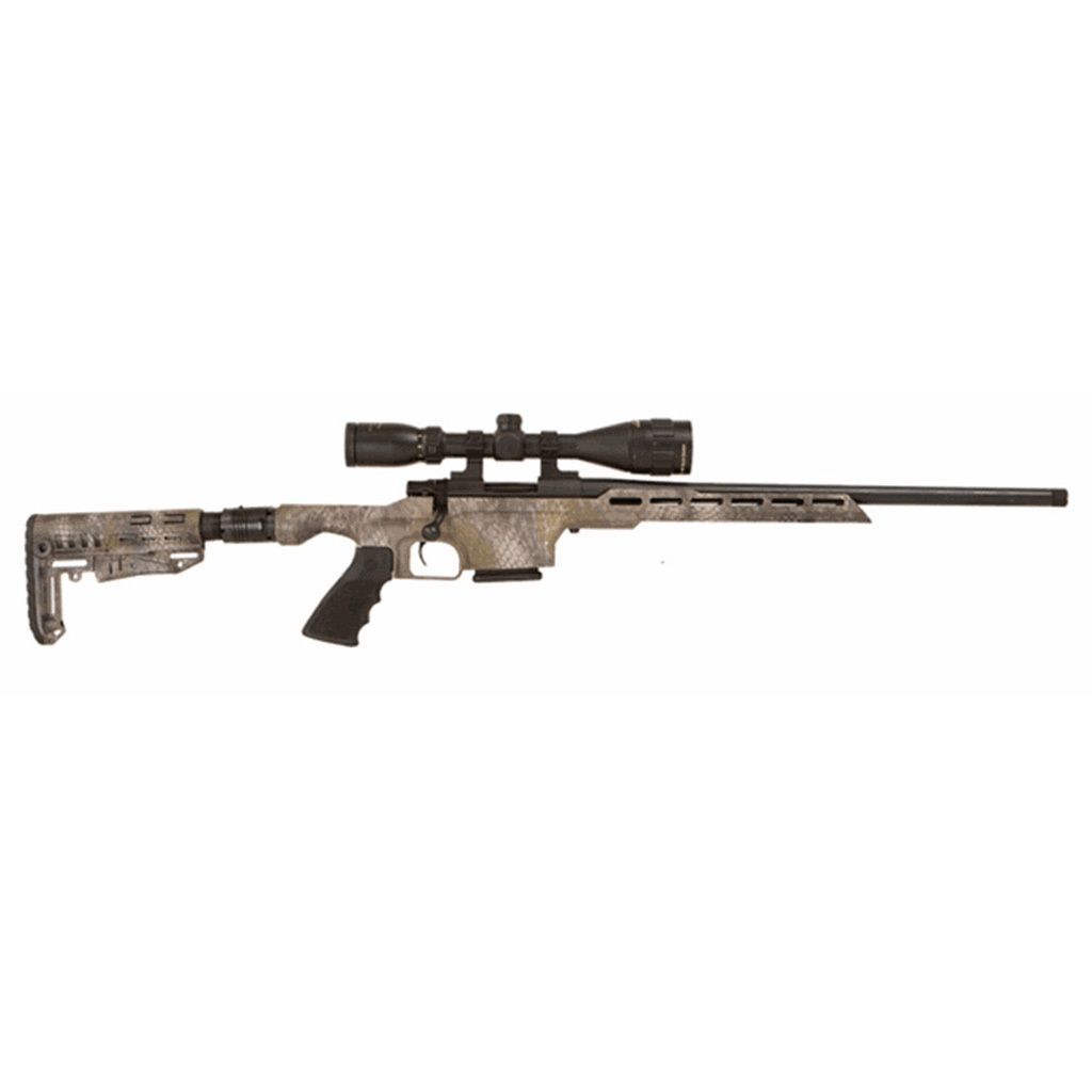 Howa M1500 Mini Action Rifle HMXL65GKOT, 6.5 Grendel, 20", Synthetic Kryptek Kratos Stock, w/Nikko Stirling Scope, 5 Rds