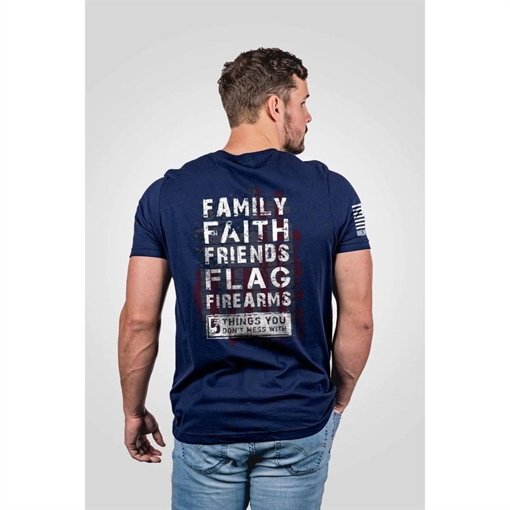 Nine Line 5 Things Short Sleeve Shirt Midnight Navy M 5THINGS-TS-MIDNIGHTNAVY-M