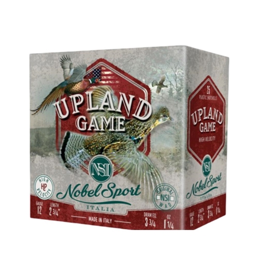 Nobel Sport Upland Game Shotshells 12 ga 2-3/4" 1-1/4 oz 1330 fps #7.5 25/ct ANSFH1275