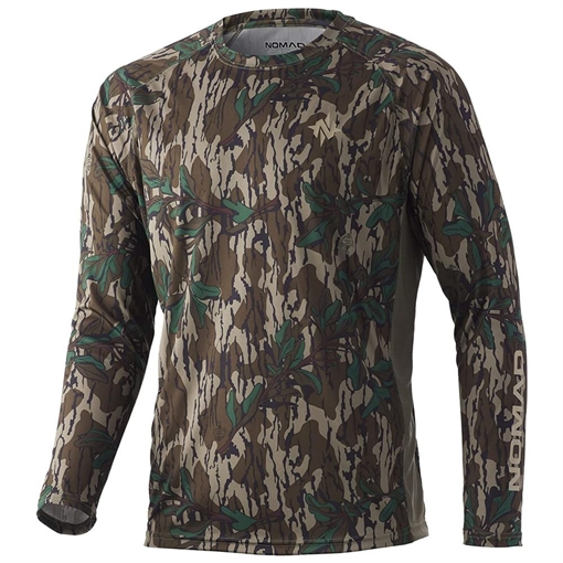 Nomad Camo Pursuit Long Sleeve Shirt Mossy Oak Greenleaf M N1200035927M
