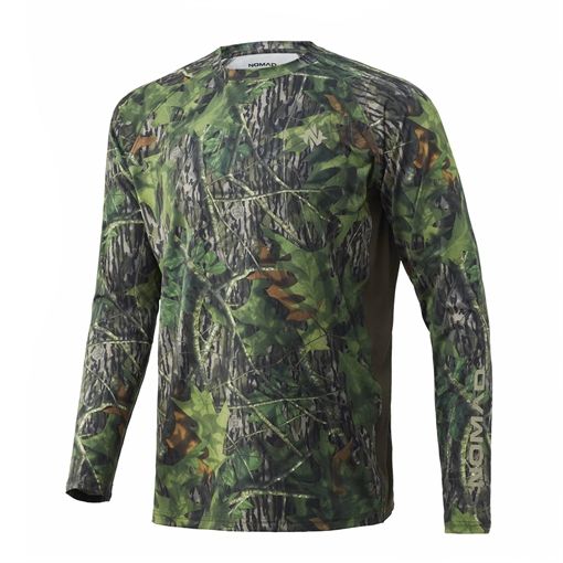 Nomad Camo Pursuit Long Sleeve Shirt Mossy Oak Shadow Leaf XL N1200035-931-XL