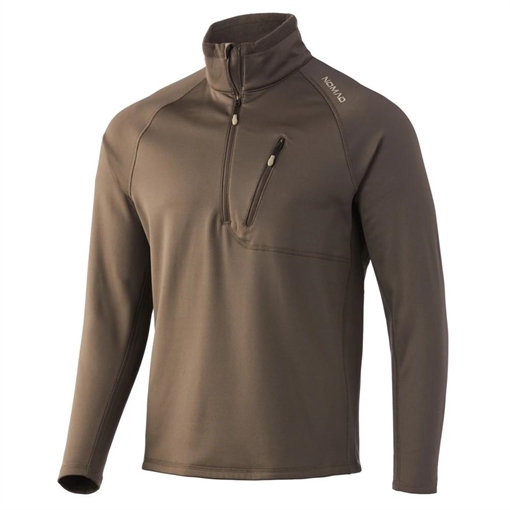 Nomad Utility Camo 1/2 Zip Long Sleeve Shirt Mud L N1300048-241-L