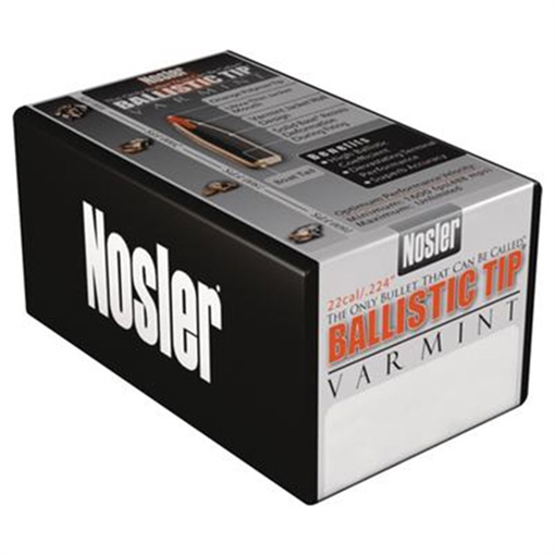 Nosler Nosler Ballistic Tip Varmint Bullets .22 Cal. 50 gr. Spitzer Point 100 pk. 39522
