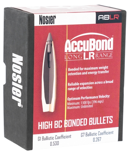 Nosler Nosler AccuBond Long Range Bullets 6.5mm 129 gr. Spitzer Point 100 pk. 58943