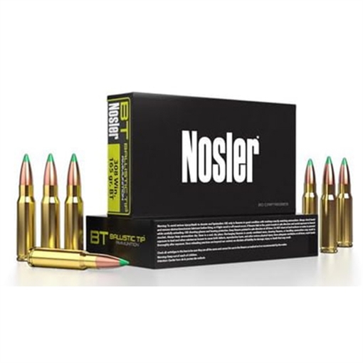 Nosler Nosler Ballistic Tip Rifle Ammunition 26 Nosler 140 gr. BT SP 20 rd. 43459