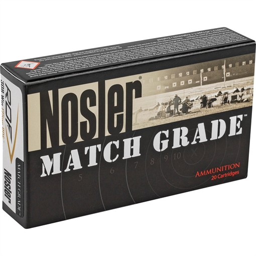 Nosler Match Grade RDF 308Win 175gr RDF Hollow Point Boat Tail 20 Per Box/10 Case 60132