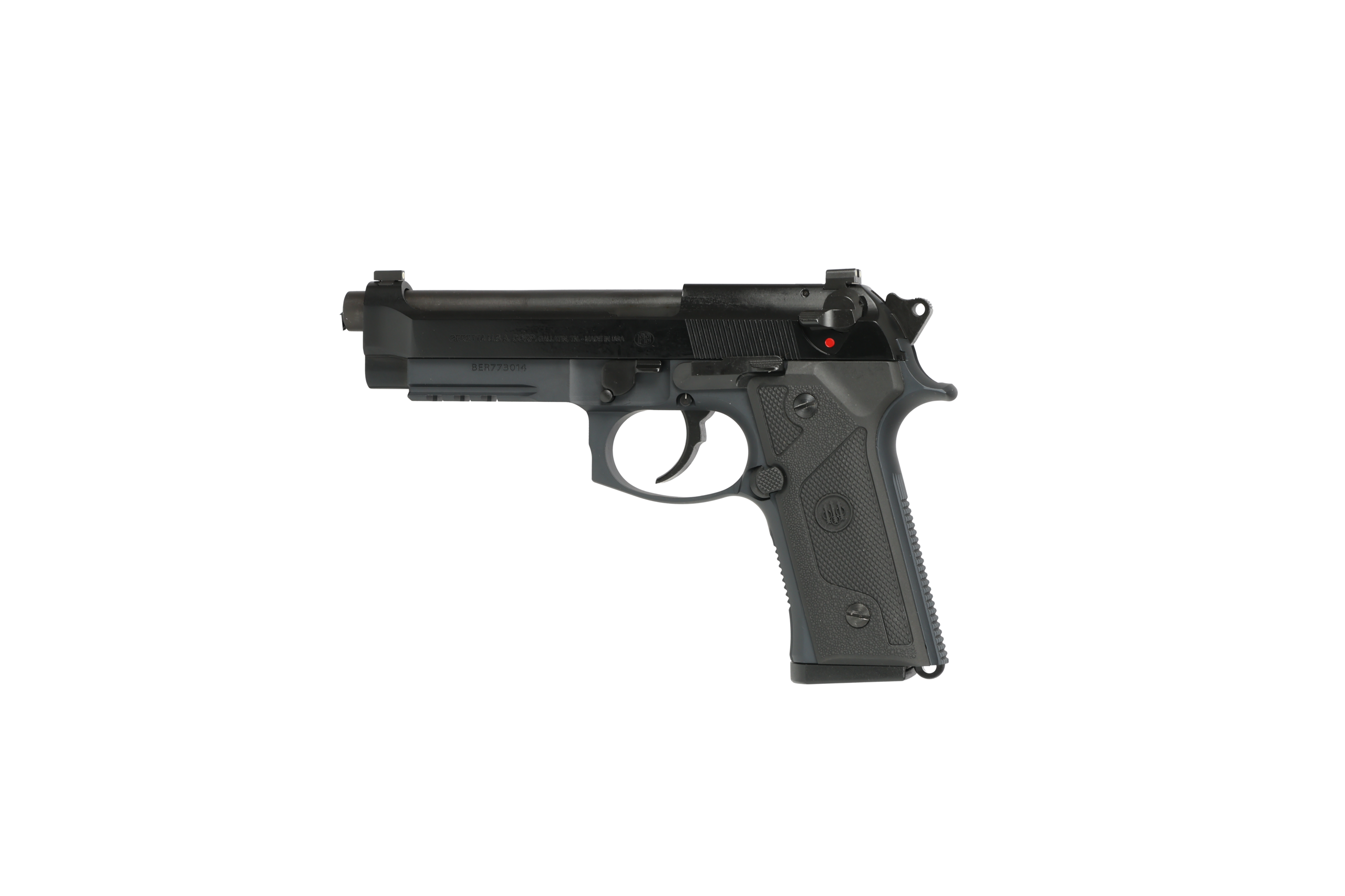 Beretta M9A3 Type G Pistol JS92M9A3GNT0, 9mm, 5in, Vertec Thin Straight Grips, 10 Rds