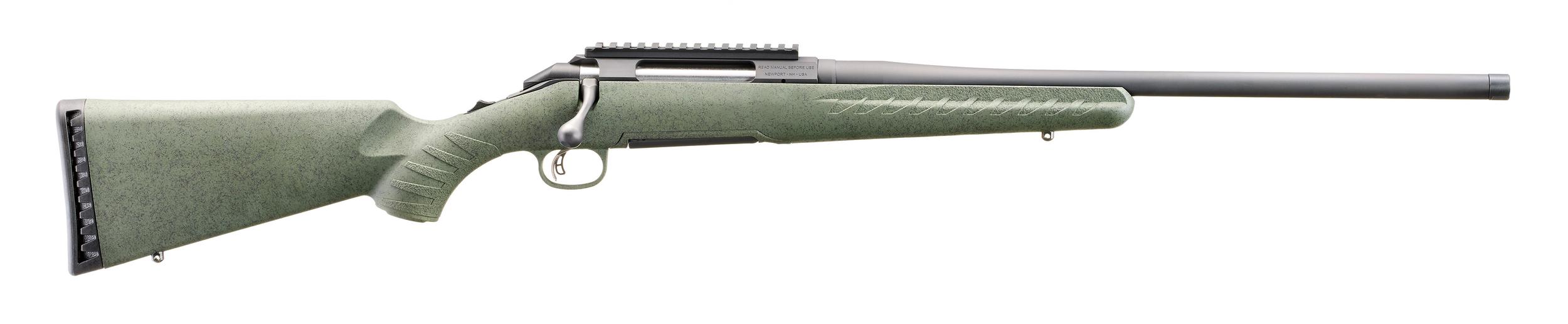 Glenfield Model A Bolt-Action Rifle 52005GF, 6.5 Creedmoor, 20", Moss Green Splatter Stock, Blued Finish, Threaded Barrel, 4+1
