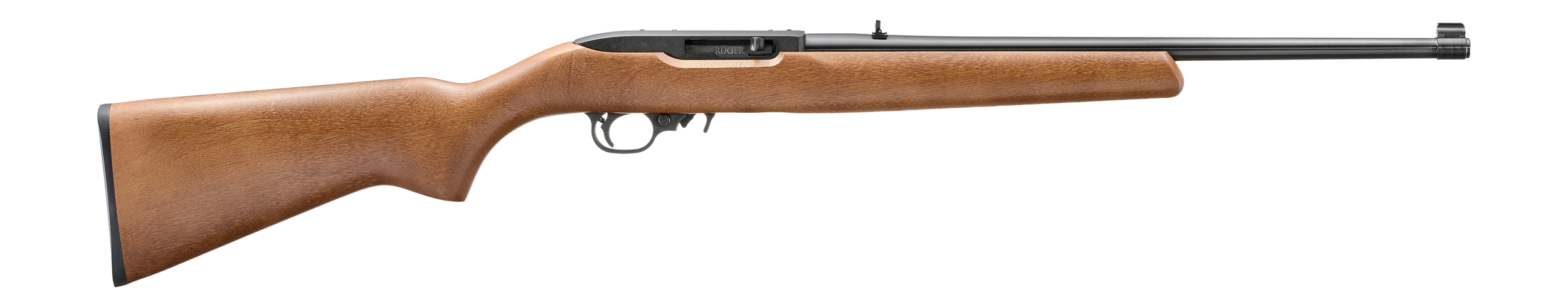 Ruger 10/22 Rifle 32009, 22 LR, 18.5", Semi-Auto, Birchwood Stock, Blued Steel Finish, Threaded, 10 Rds