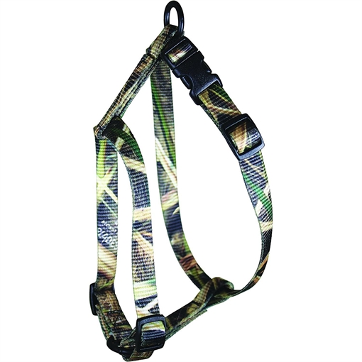 Omnipet Kwik Klip Adjustable Nylon Pet Harness 1" 1 Ply Mossy Oak Duck Blind 17L-BD