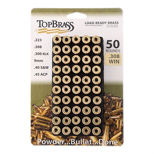 Top Brass TOP BRASS .308 WIN W/ TRAY 50CT DP8B308WINMY-50