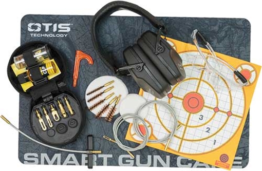 Otis Shooting Bundle Includes Otis Tactical Cleaning Kit .17 Cal-12 Gauge/Eye Protection/Ear Protection/Cleaning Matt GFNSB1