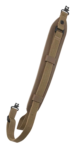 Outdoor Connection Super Grip Sling Coyote Tan Nylon 48"-60" OAL Padded Rifle SGSS20971
