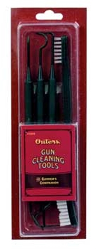Outers Gun Cleaning Tool Set, 4 Piece 0766834 41948