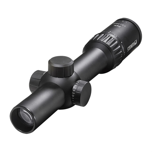 Steiner Optics 1-4X24MM SFP ILLUMINATED P3TR RETICLE BLACK 5202