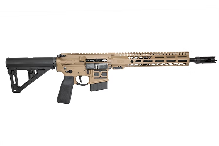 Custom & Collectible Faxon Firearms AR Pistol, CNCFXN338, 338 ARC, 12.5", Magpul Brace, FDE Finish, 25 Rds