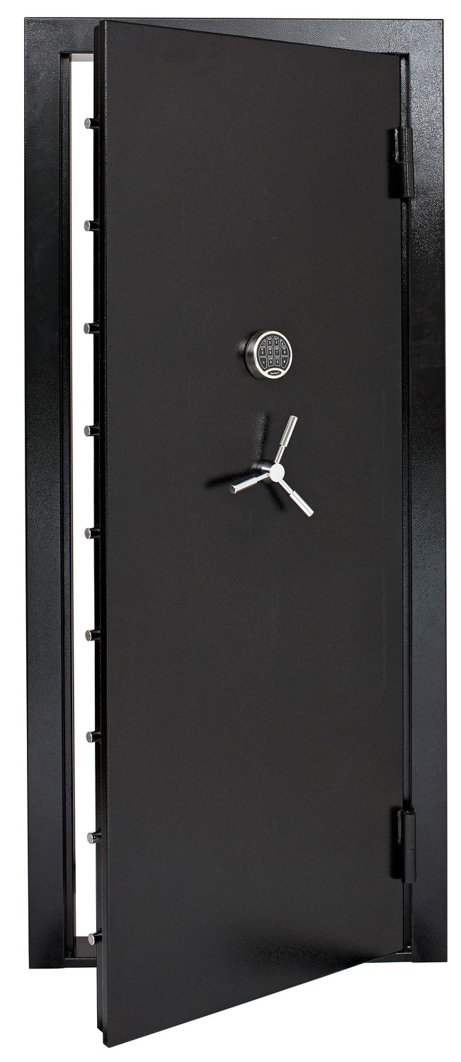 SnapSafe Out-Swing Vault Door, 32" x 80", Black (75419)