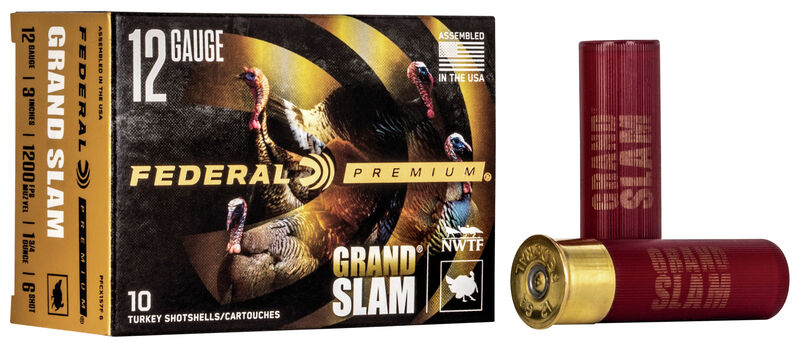 Federal Grand Slam 12ga 3″ 1-3/4oz. 1200FPS #6 50rd Case #PFCX157F 6 CS
