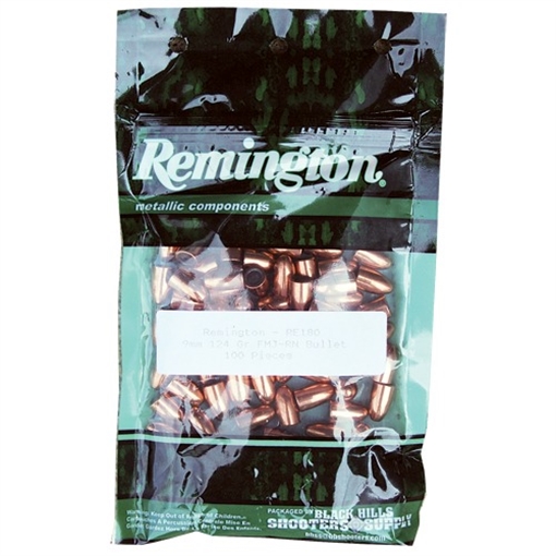 Remington 9MM (.355'') 124GR FMJ-RN 100/BAG 23549
