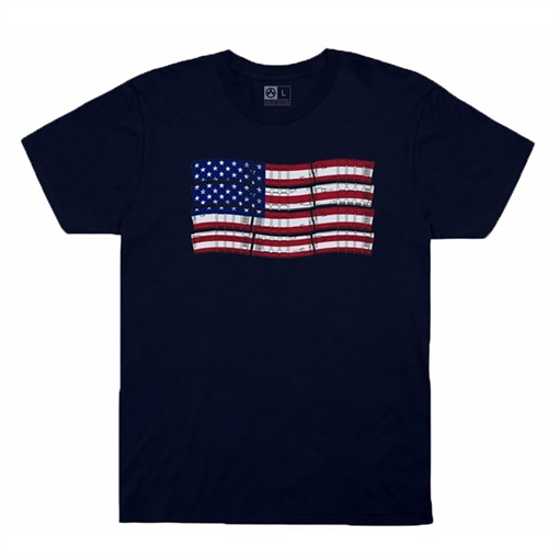 Magpul PMAG-FLAG COTTON T-SHIRT NAVY 3X-LARGE MAG1180-410-3XL