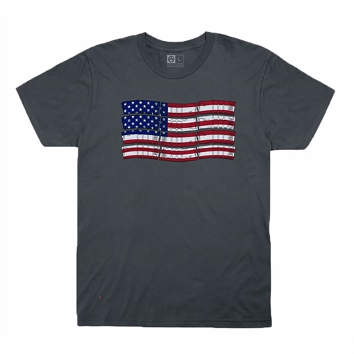 Magpul PMAG-FLAG COTTON T-SHIRT CHARCOAL SMALL MAG1180-010-S