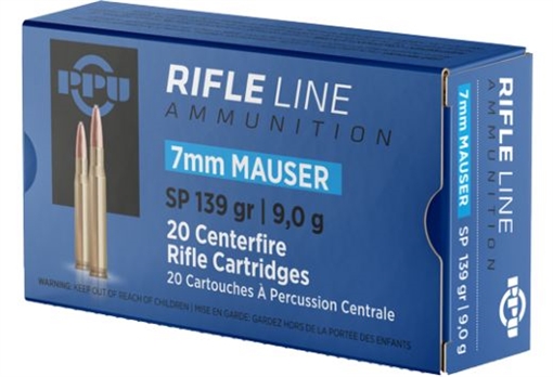 Prvi Partizan Rifle, 7X57 Mauser, 139 Grain, Soft Point, 20 Round Box PP7
