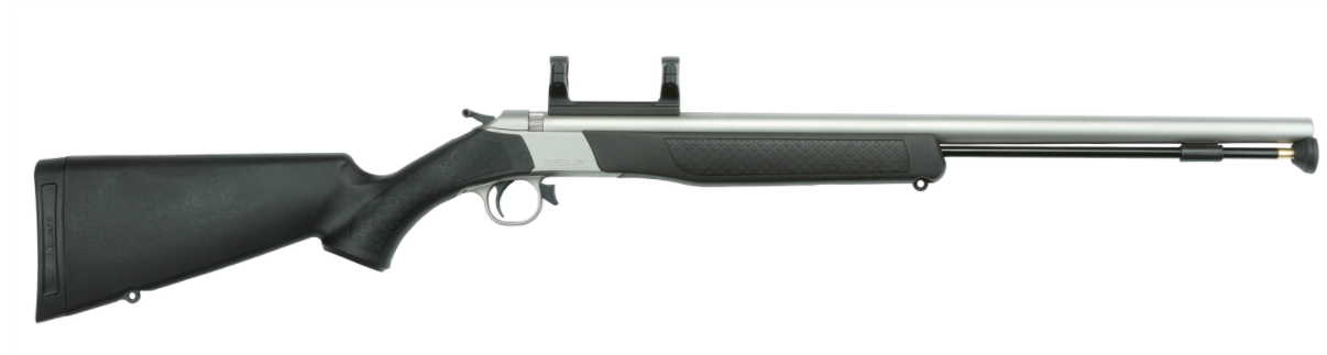 CVA Wolf .50 Cal. Magnum Black Synthetic 24″ Stainless Barrel Muzzleloader #PR2111S