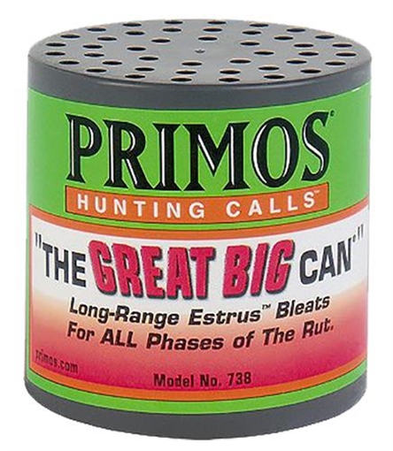 Primos The Great Big Can Doe Bleat Attracts Deer Green Plastic 738