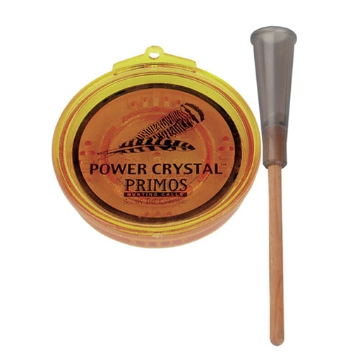Primos Power Crystal Turkey Friction Call Turkey Hen Sounds Attracts Turkeys Multi Color Crystal/Wood 217