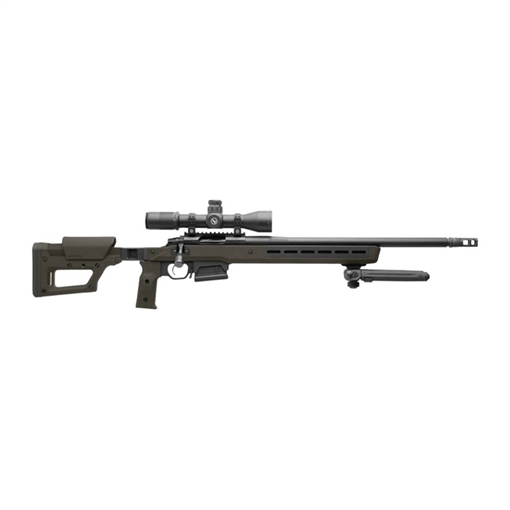 Magpul Industries Pro 700 Lite Chassis, Fits Remington 700 Short Action, Matte Finish, Olive Drab Green, Fits Most Short Action AICS Pattern Magazines, Ambidextrous, Billet Aluminum Bedding Block MAG1199-ODG MAG1199ODG