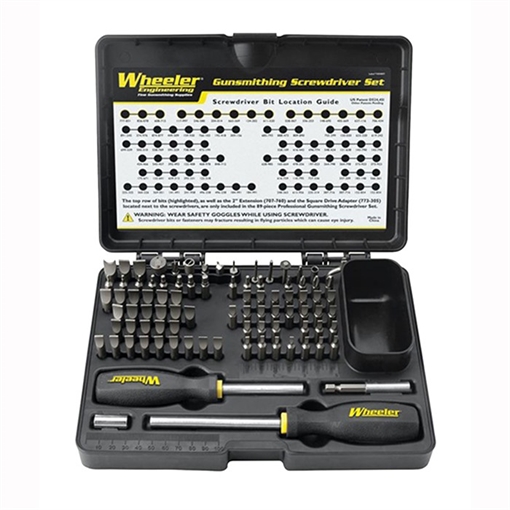 Wheeler Engineering PROFESSIONAL GUNSMITH SCREWDRIVER SET 89 PIECE 562194