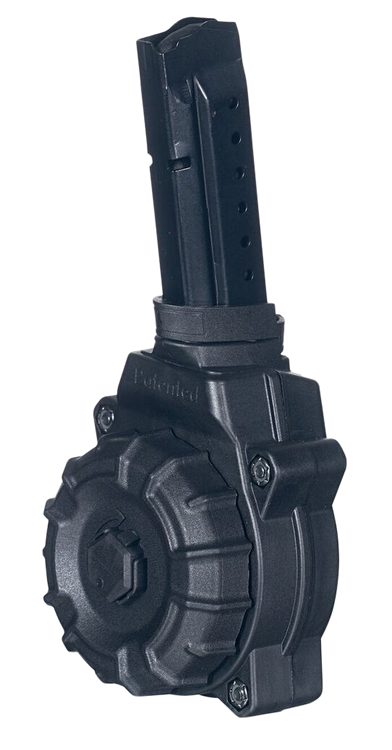 ProMag Glock G17-19 Drum Mag 9mm, Black, 30rd