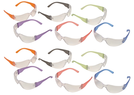 Pyramex Intruder Glasses Adult Clear Lens Anti-Scratch Polycarbonate 12 Pair S4110SMP