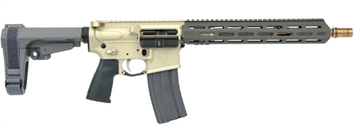 Q SUGAR WEASEL 5.56 NATO 13IN BARREL 1IN 17 TWIST PISTOL WITH BRACE GRAY ACCENTS SW-556-13IN-PISTOL SW-556-13IN-PISTOL SW55613INPISTOL