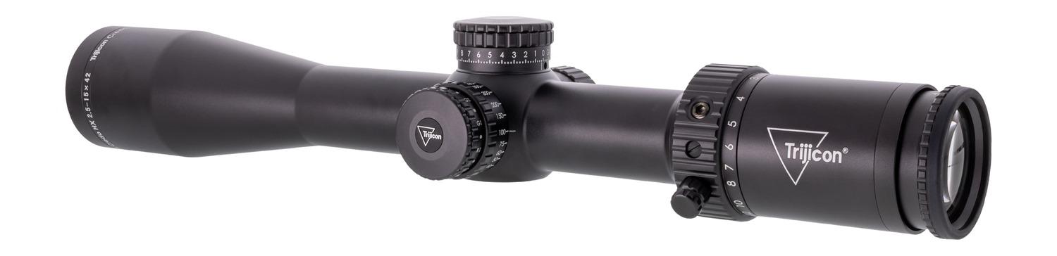 Trijicon Credo SFP Rifle Scope 2900054, 2.5-15x, 42mm Obj, 30mm Tube, Illuminated BDC Hunter Holds Reticle