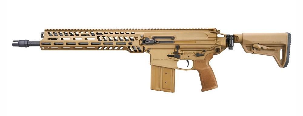 Sig MCX Spear Semi-Auto Rifle WRSPEAR-HYP-68-16B, 6.8x51mm NATO, 16", Collapsible Stock, Coyote FDE Finish, 20 Rds