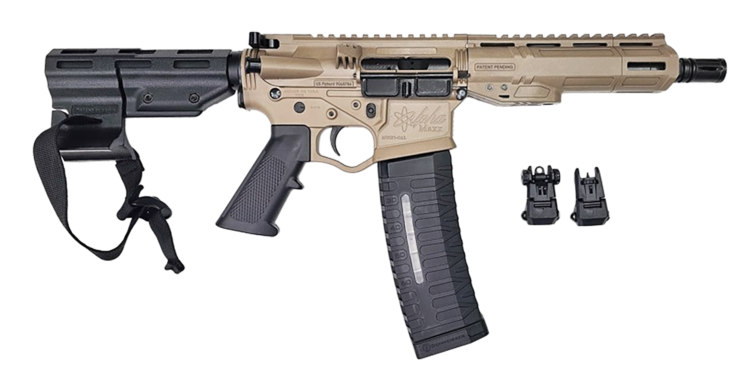 American Tactical Alpha Maxx Pistol ATIGAX5567MLCFDE30, 223 Rem, 7.5in, A2 Pistol Grip, 30 Rds
