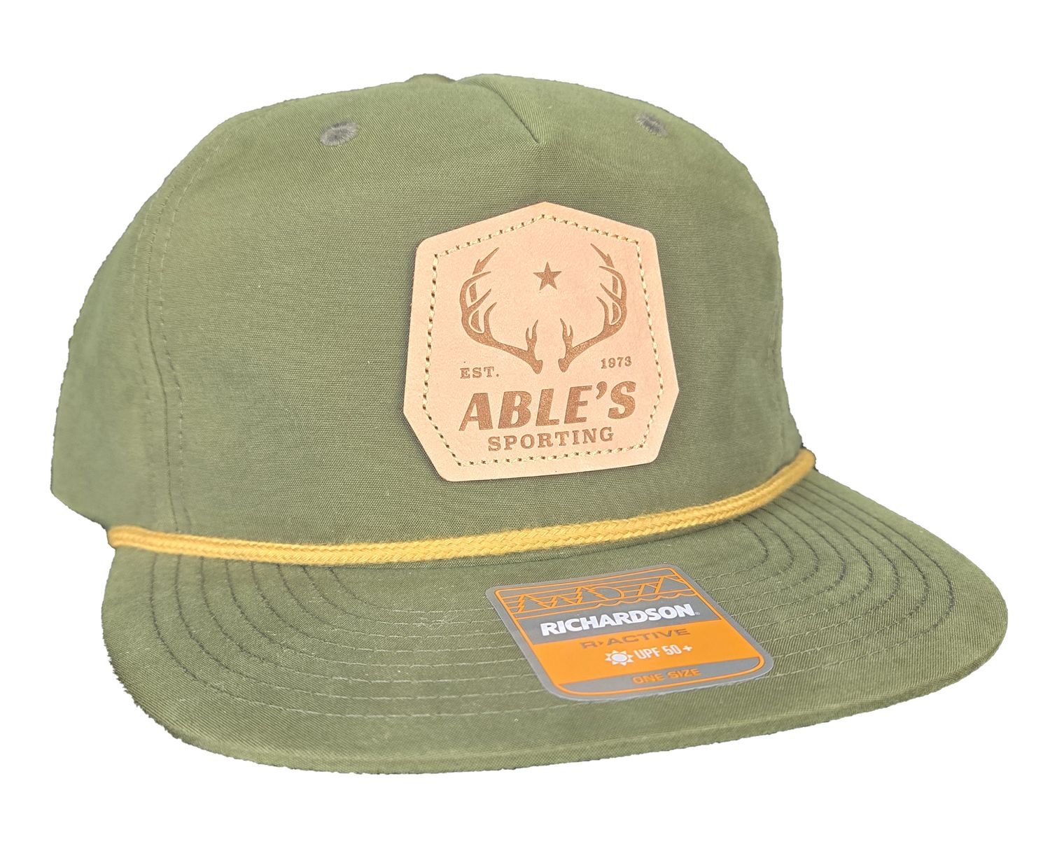 Able's Cap, Richrdson Umpqua Loden w/ Gold Rope, Hat (AC048)