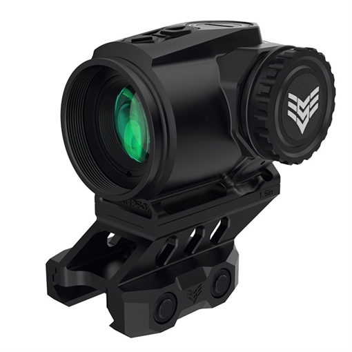 Swampfox Optics RAIDER 1X RED 6 MOA RETICLE MICRO PRISM SIGHT BLACK RMPS120-R6