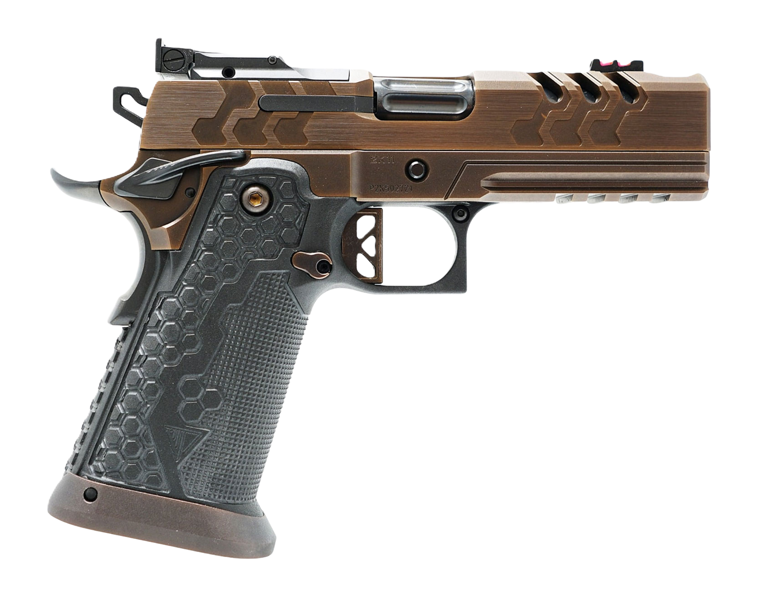 Kimber 2K11 Pro Comp Royal Pistol 3500096, 9mm, 4.25", MJD Black Grips, Bronze PVD Slide/Frame, DLC Barrel, Optic Ready, 19+1