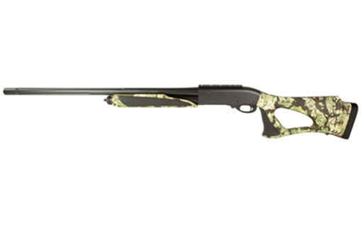 Remington Firearms (New) 870 SPS SuperSlug 12 Gauge 3" Chamber 4+1 25.50" Fully Rifled Vent Rib, Black Barrel/Rec, Drilled & Tapped, Kryptek Obskura Transitional ShurShot Pistol Grip Furniture R82102