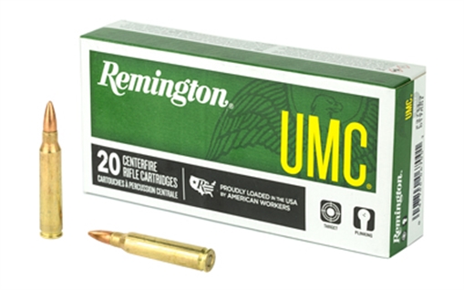 Remington Ammunition UMC 223Rem 55gr Full Metal Jacket 20 Per Box/10 Case 23711