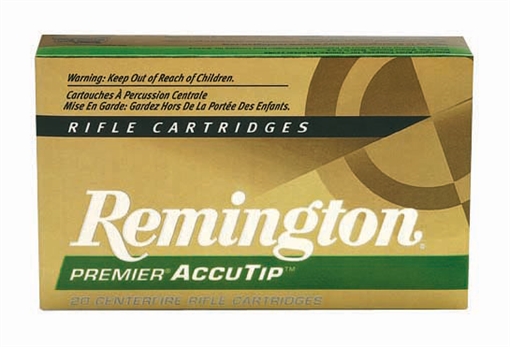 Remington Ammunition Premier Accutip-V 243Win 75gr AccuTip V Boat Tail 20 Per Box/10 Case 29194