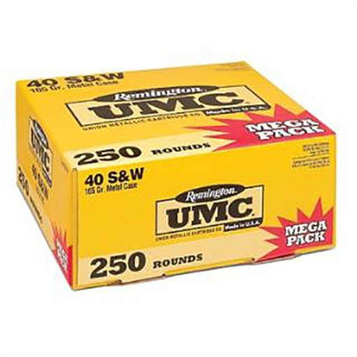 Remington Ammunition UMC Mega Pack 9mmLuger 115gr Full Metal Jacket 250 Per Box/4 Case 23777
